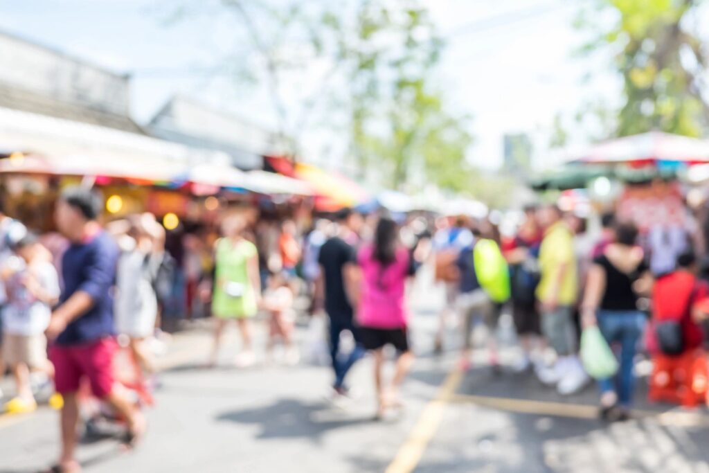 derry slip and fall accident lawyer photographs busy street festival in new hampshire